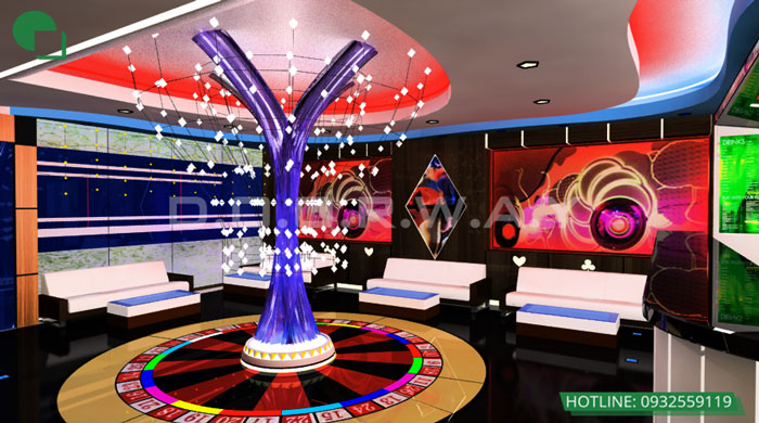 5-thiết kế nội thất, thi công nội thất by kiến trúc Doorway, thiết kế nội thất quán karaoke