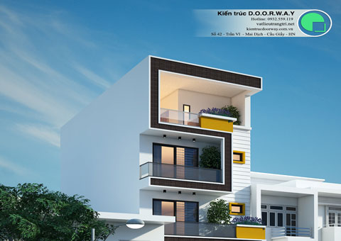 Thiết kế nhà ống 5 tầng 1 tum mr sức by kiến trúc Doorway ảnh tiêu biểu