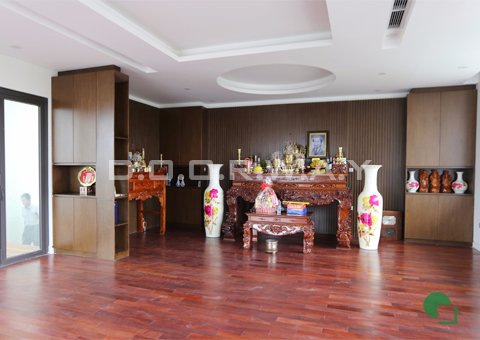 Thi công nội thất biệt thự nội thất phòng thờ nhà anh Đức ở VP by DOORWAY góc 01