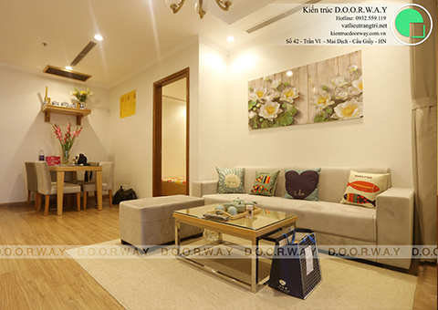 Thi công nội thất chung cư Park Hill 3 nhà anh An by kiến trúc Doorway phòng khách góc 02