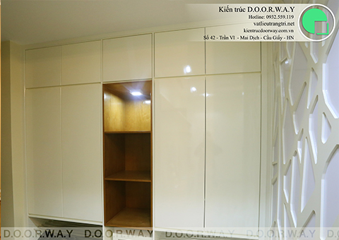 Thi công nội thất chung cư Park Hill 8 nhà anh Hùng by kiến trúc Doorway tủ giày góc 02