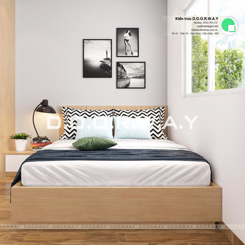 Thiết kế nội thất chung cư đẹp nhà mrs Lê by kiến trúc Doorway