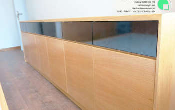 Thi công nội thất chung cư CT4 Vimeco nhà anh Thế Anh 95m2 by kiến trúc Doorway phòng ngủ master góc 11