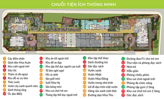 Thiết kế nội thất căn hộ 2 phòng ngủ A107 tòa S1 chung cư Seasons Avenue by kiến trúc Doorway st, tiện ích 2