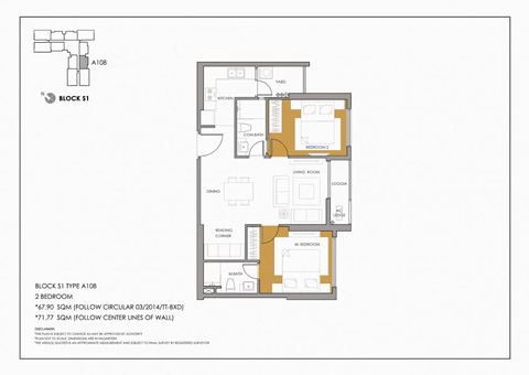 Thiết kế nội thất căn hộ A108 tòa S1 chung cư Seasons Avenue by kiến trúc Doorway, bố trí mặt bằng nội thất