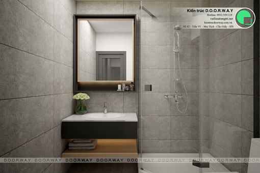 Thiết kế nội thất căn hộ 3 phòng ngủ CH-2A chung cư Manhattan Tower by kiến trúc doorway, thiết kế nhà vệ sinh 02