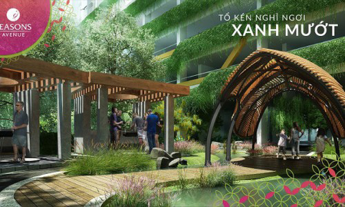 Thiết kế căn hộ 2 phòng ngủ A111 tòa S1 chung cư Seasons Avenue by kiến trúc Doorway, tiện ích 1