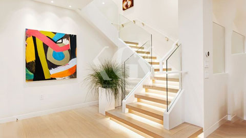 Cầu thang lung linh hơn với ánh đèn - Thiết kế nội thất by kiến trúc Doorway ảnh tiêu biểu