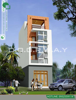 20 mẫu thiết kế mặt tiền nhà 3 tầng đẹp nhất năm 2019 by kiến trúc Doorway, 12