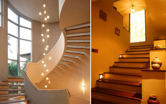 Cầu thang lung linh hơn với ánh đèn - Thiết kế nội thất by kiến trúc Doorway 01
