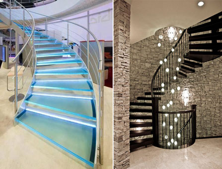 Cầu thang lung linh hơn với ánh đèn - Thiết kế nội thất by kiến trúc Doorway 08