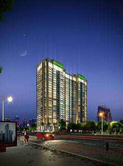 Thiết kế nội thất căn hộ 3 phòng ngủ 98m2 loại A - chung cư Eco Dream by kiến trúc Doorway, phối cảnh dự án Eco Dream