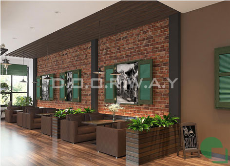 Thiết kế quán cafe 50m2 hiện đại, sang trọng giữa Hà Nội by kiến trúc Doorway 03