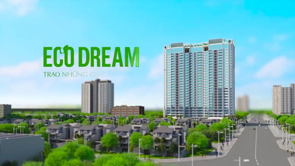 Khám phá thiết kế căn hộ 2 phòng ngủ 74m2 loại B chung cư Eco Dream by kiến trúc Doorway, toàn cảnh