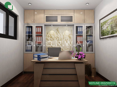 7 mẫu phòng làm việc đẹp tại nhà năm 2019 by kiến trúc Doorway 1 góc 01