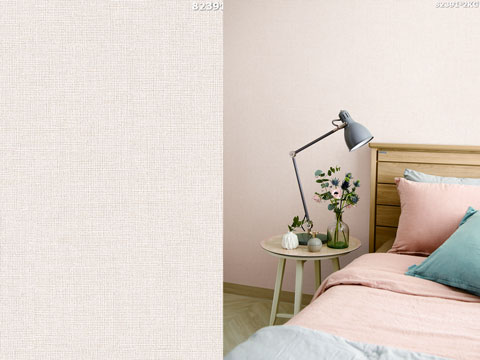 4- Mẫu giấy dán tường phòng ngủ màu hồng