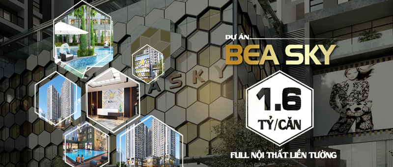 Thiết kế nội thất chung cư Bea Sky Nguyễn Xiển - căn hộ 2 phòng ngủ by kiến trúc Doorway st, bảng giá chi phí căn hộ chung cư BeaSky