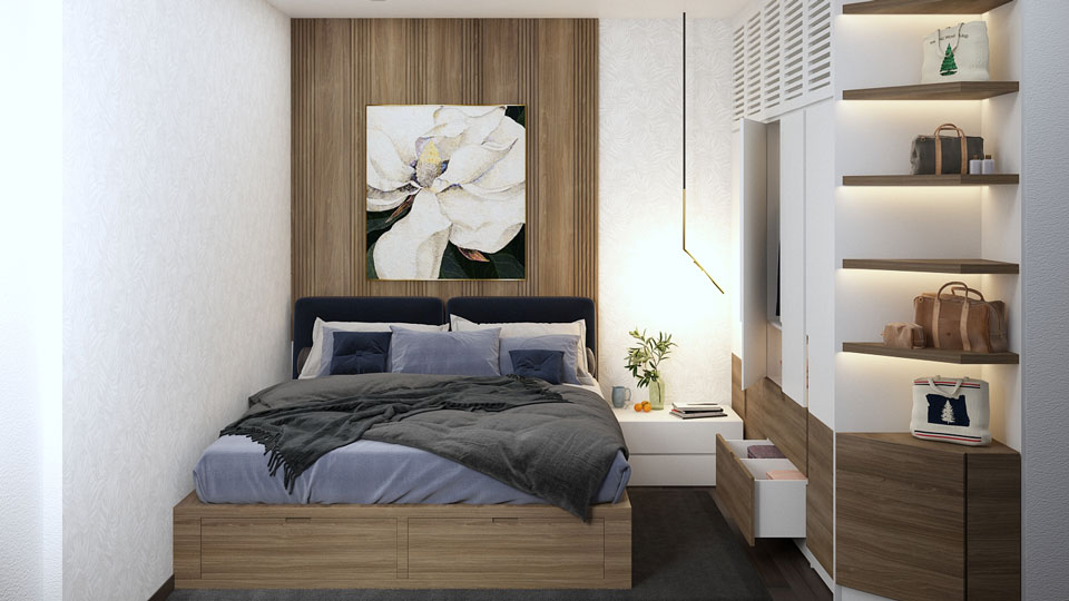 Top 8 mẫu thiết kế phòng ngủ thông minh hiện đại đơn giản 2020