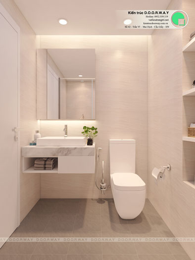 11- Tư vấn trang trí thiết kế nội thất nhà tắm đơn giản hiện đại