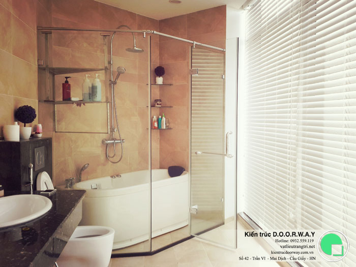 5- Tư vấn trang trí thiết kế nội thất nhà tắm đơn giản hiện đại