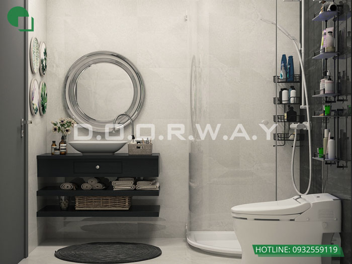 7- Tư vấn trang trí thiết kế nội thất nhà tắm đơn giản hiện đại