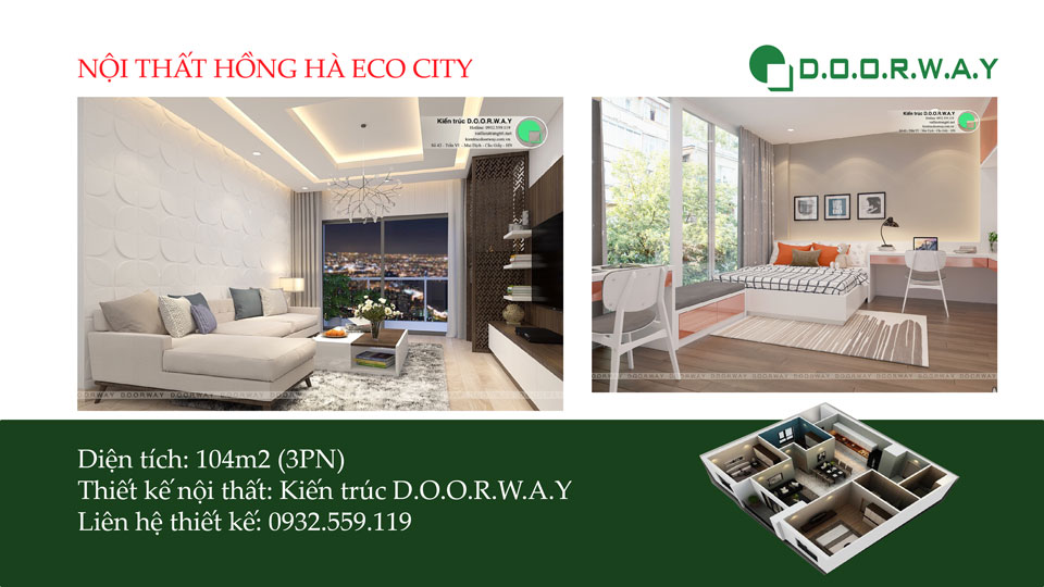 Ảnh tiêu biểu - Gợi ý cách thiết kế nội thất căn hộ 104m2 Hồng Hà Eco City