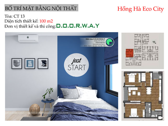 MB-100m2- Vẻ đẹp của thiết kế nội thất chung cư Sakura Hồng Hà - 2020