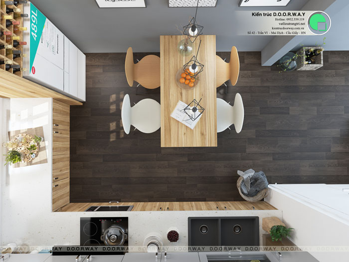 PB2- Ý tưởng bố trí nội thất căn hộ 112m2 King Palace đơn giản dễ dàng