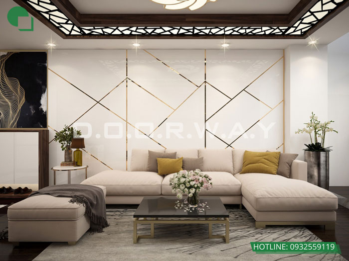 PK1- Gam màu hiện đại trong nội thất căn hộ 96m2 King Palace
