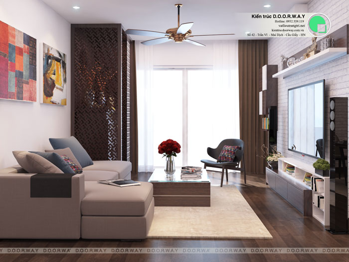 PK2- Ý tưởng bố trí nội thất căn hộ 112m2 King Palace đơn giản dễ dàng