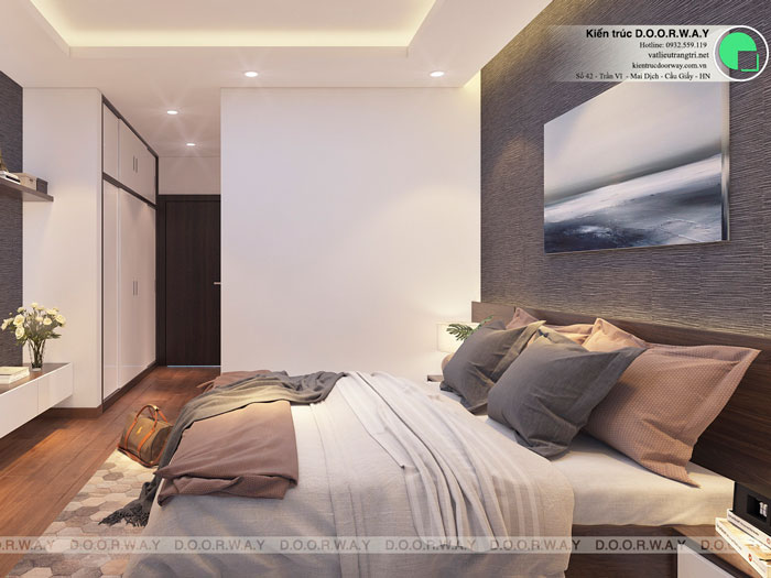 PN1(1)- Vẻ đẹp của thiết kế nội thất chung cư Sakura Hồng Hà