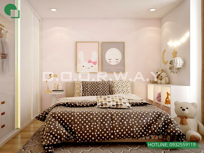 PN2(1)- Ý tưởng bố trí nội thất căn hộ 112m2 King Palace đơn giản dễ dàng