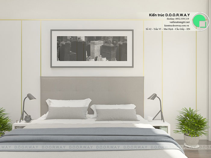 PN3(1)- Vẻ đẹp của thiết kế nội thất chung cư Sakura Hồng Hà