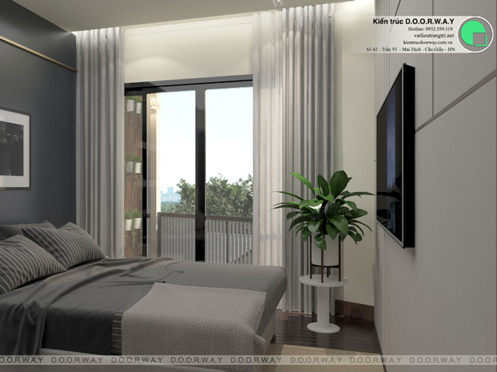 PN3(2)- Ý tưởng bố trí nội thất căn hộ 112m2 King Palace đơn giản dễ dàng