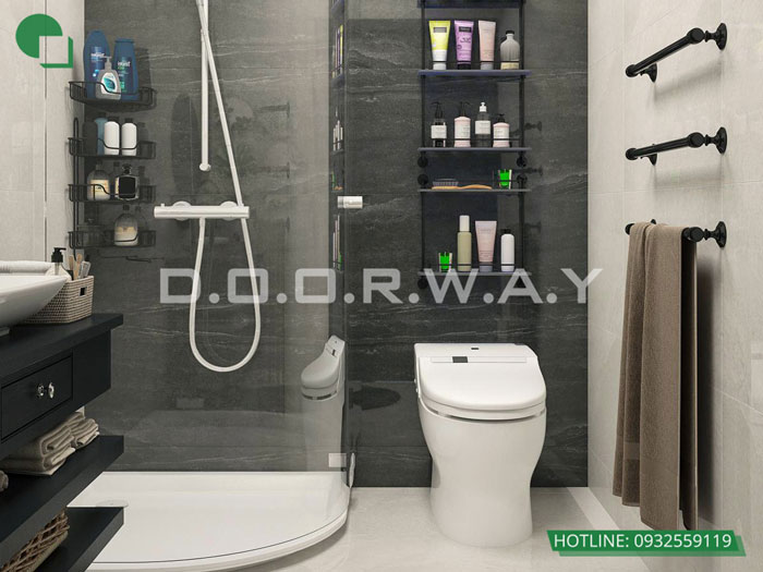 WC(1)- Ý tưởng bố trí nội thất căn hộ 112m2 King Palace đơn giản dễ dàng