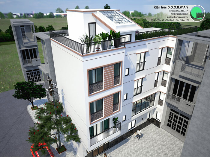 (1) Thiết kế kiến trúc nhà cho thuê