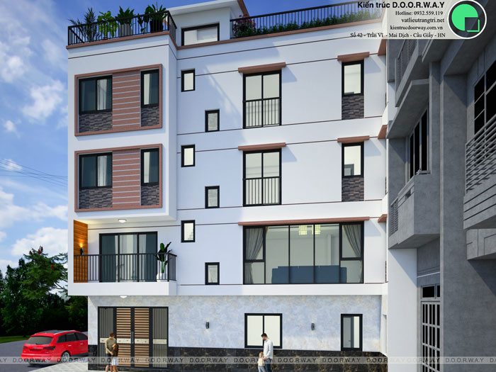 (3) Thiết kế kiến trúc nhà cho thuê