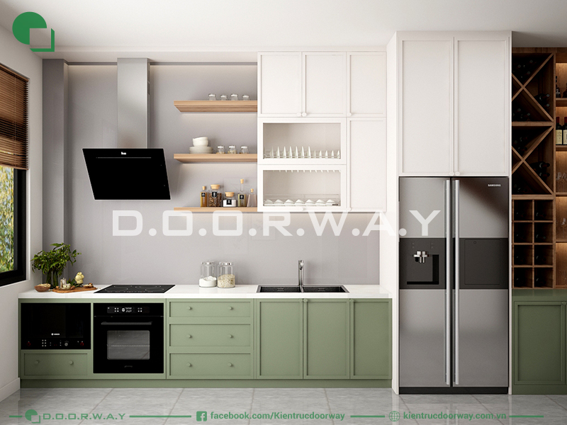 Nên sử dụng tủ bếp treo tường