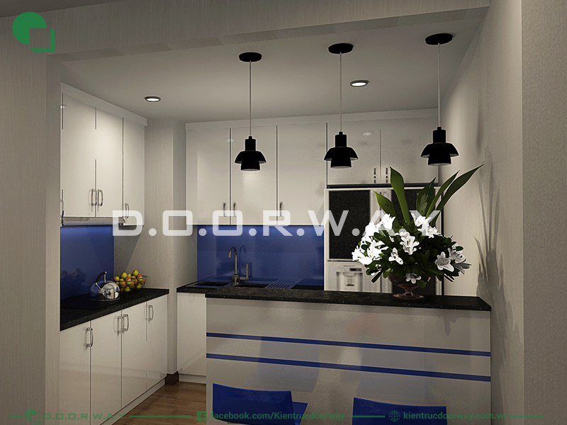 Không gian bếp được các chuyên gia phân chia thành 4 loại mẫu căn bản