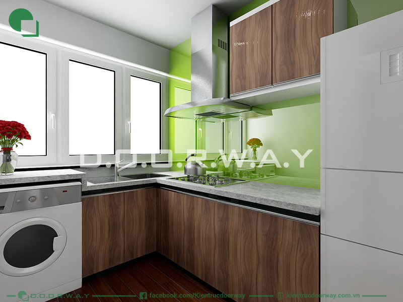 Đảm bảo sự thông thoáng cho không gian bếp