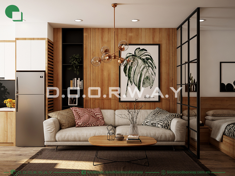 Thêm tranh ảnh để không làm trống không gian