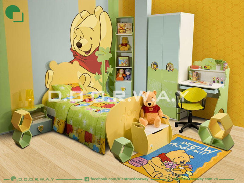 trang-tri-phong-ngu-cho-be-gai-don-gian