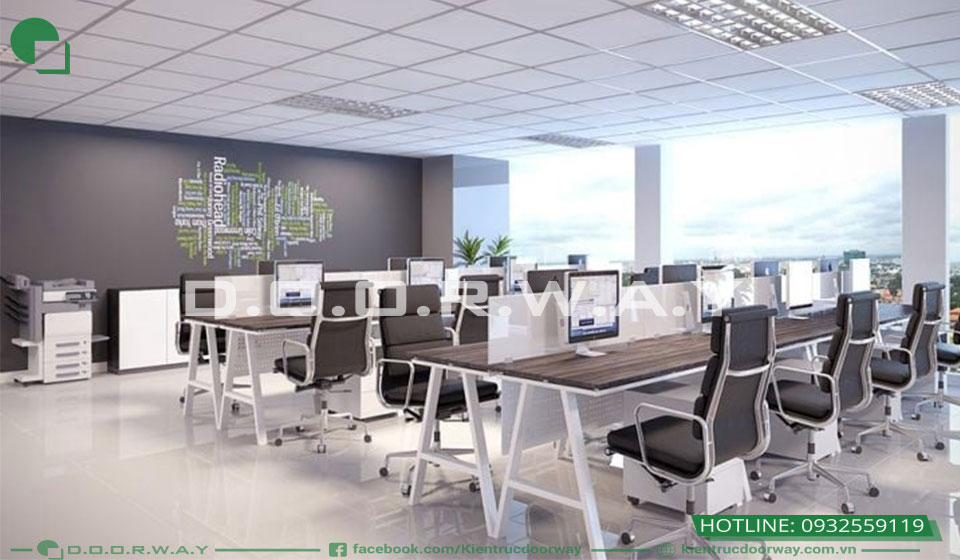 thiết kế nội thất văn phòng Doorway