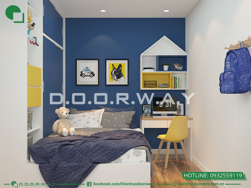 Thiết kế phòng ngủ nhỏ 4m2