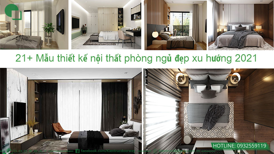 mẫu thiết kế nội thất phòng ngủ đẹp xu hướng 2021