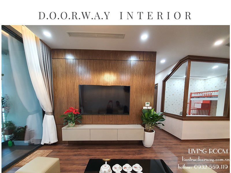 Hình ảnh thực tế hoàn thiện thiết kế nội thất chung cư The Zei