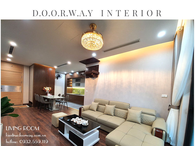 Hình ảnh thực tế hoàn thiện thiết kế nội thất chung cư The Zei