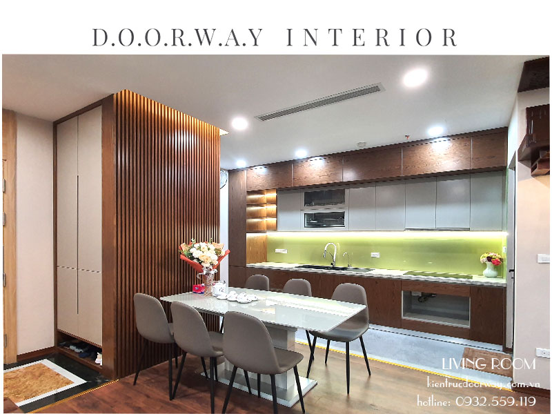 Hình ảnh thực tế hoàn thiện thiết kế nội thất chung cư The Zei