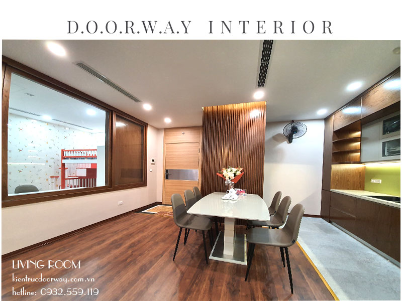 Hình ảnh thực tế hoàn thiện thiết kế nội thất chung cư The Zei