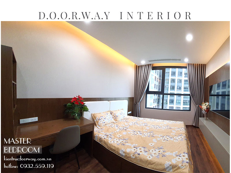 Hình ảnh thực tế hoàn thiện thiết kế nội thất chung cư The Zei